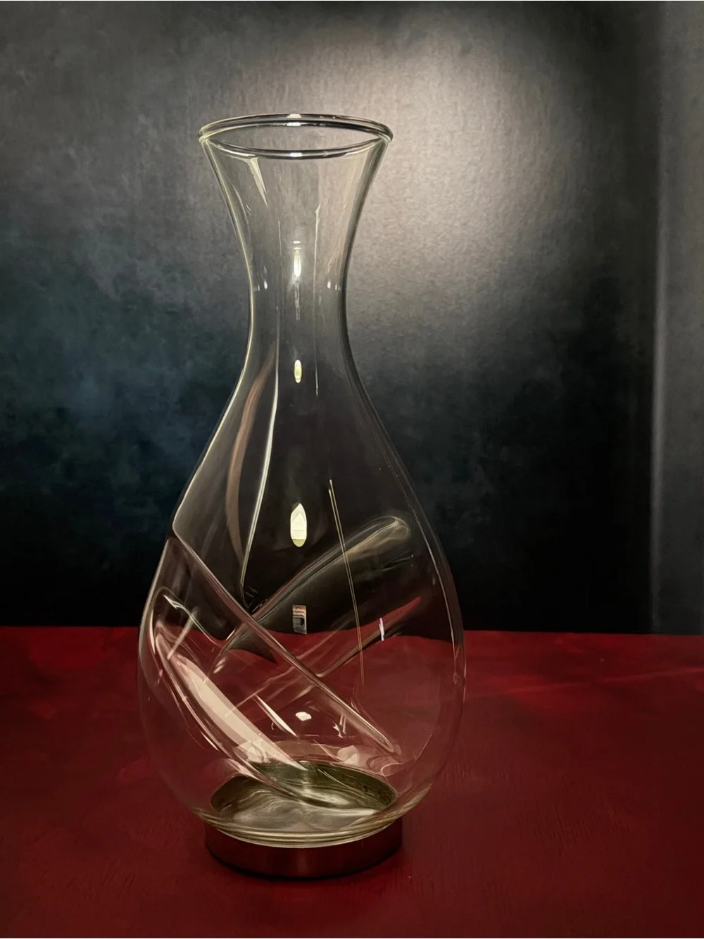 Final Touch Conundrum / Énigme Aerator Decanter Glass Wine Carafe Invesco